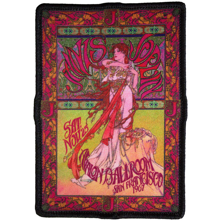 Janis Joplin 'Avalon Ballroom' (Iron On) Patch