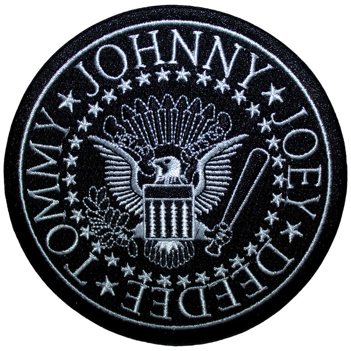 Ramones 'Presidential Seal Black' (Iron On) Patch