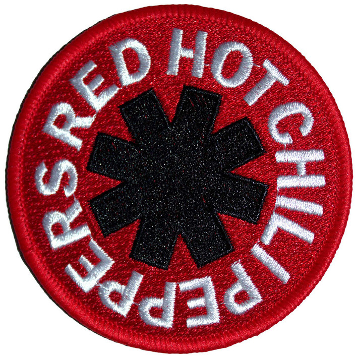 Red Hot Chili Peppers 'Asterisk Red' (Iron On) Patch
