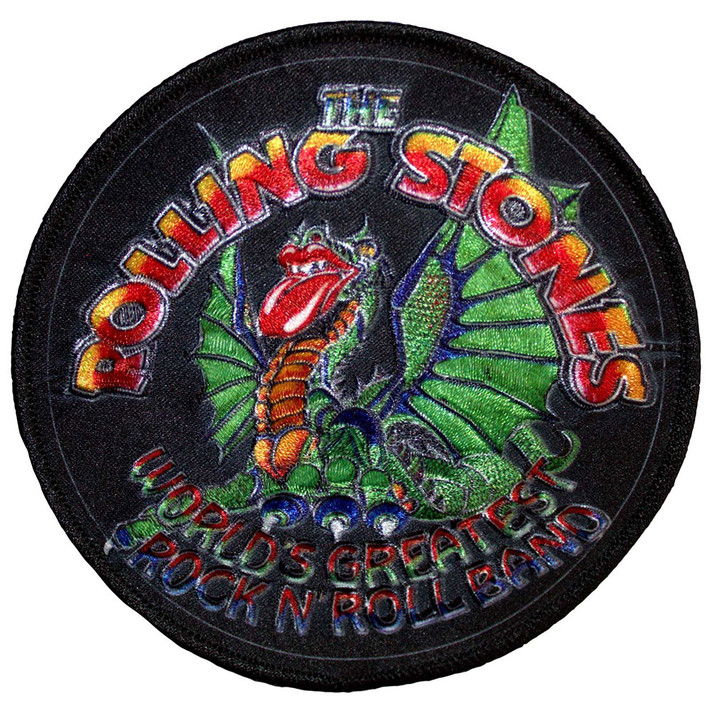 The Rolling Stones 'Dragon Circle' (Iron On) Patch