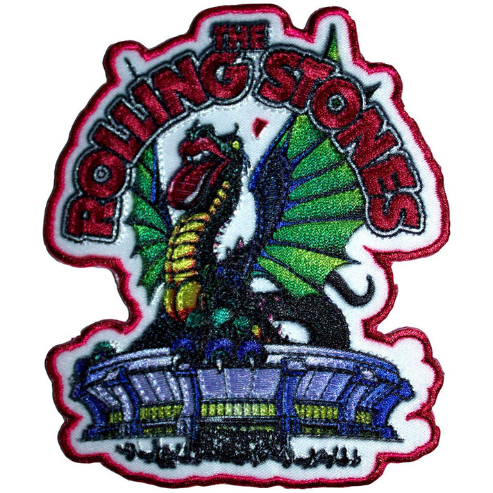 The Rolling Stones 'Dragon Cut-Out' (Iron On) Patch
