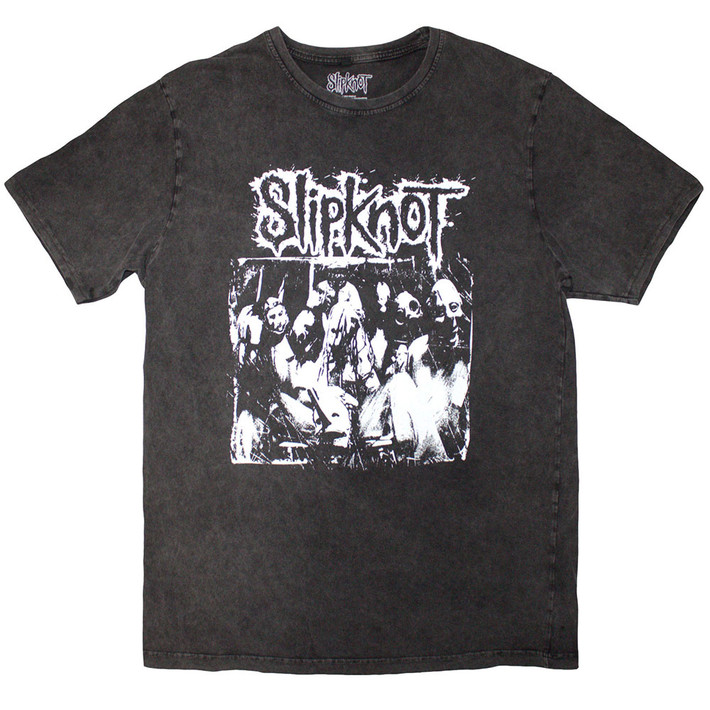 Slipknot 'Album Splatter' (Stone Wash) Limited Edition T-Shirt