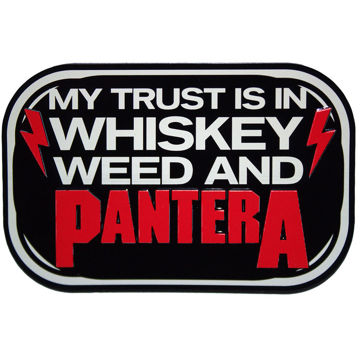 Pantera 'Whiskey' Fridge Magnet