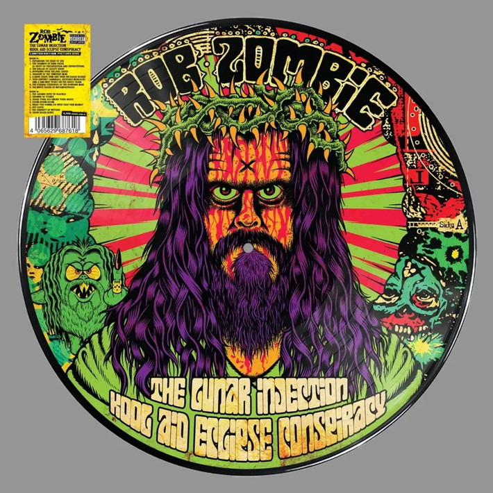 Rob Zombie 'The Lunar Injection Kool Aid Eclipse Conspiracy' LP Picture Disc Vinyl