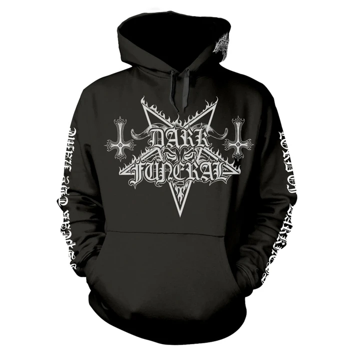 Dark Funeral 'The Secrets Of The Black Arts' (Black) Pull Over Hoodie Front