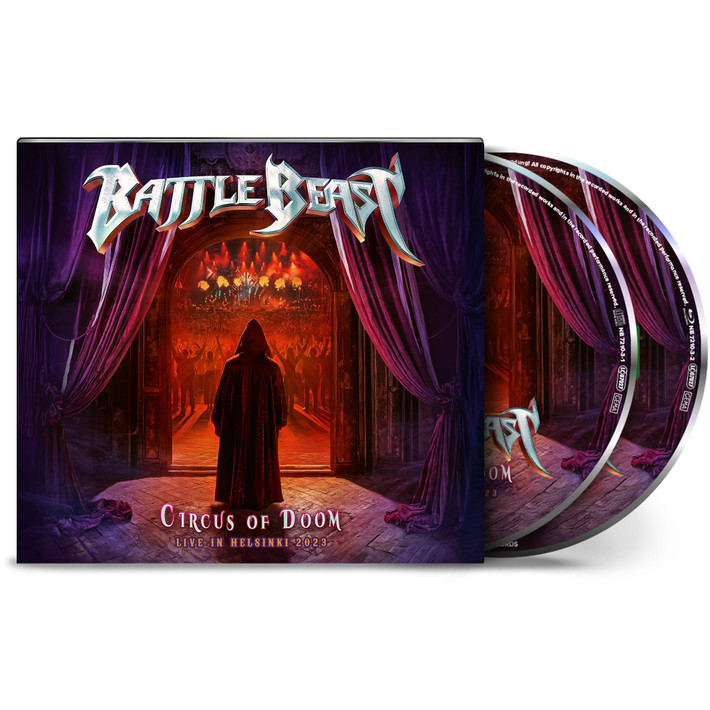 Battle Beast 'Circus of Doom: Live in Helsinki 2023' CD + Blu-ray