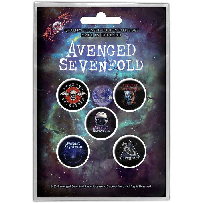 Avenged Sevenfold 'The Stage' Button Badge Pack