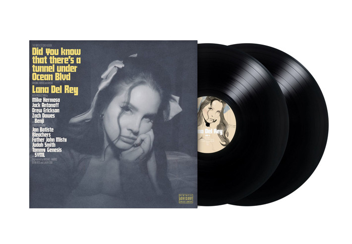 Lana Del Rey 'Did you know that there's a tunnel under Ocean Blvd' 2LP Black Vinyl