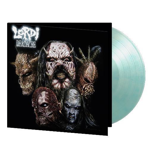 PRE-ORDER - Lordi 'Deadache' LP 180g Translucent Blue White Marbled Vinyl - RELEASE DATE 25th April 2025