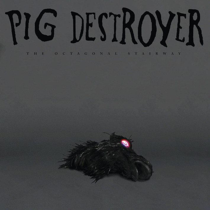 Pig Destroyer 'The Octagonal Stairway' LP Neon Magenta Vinyl