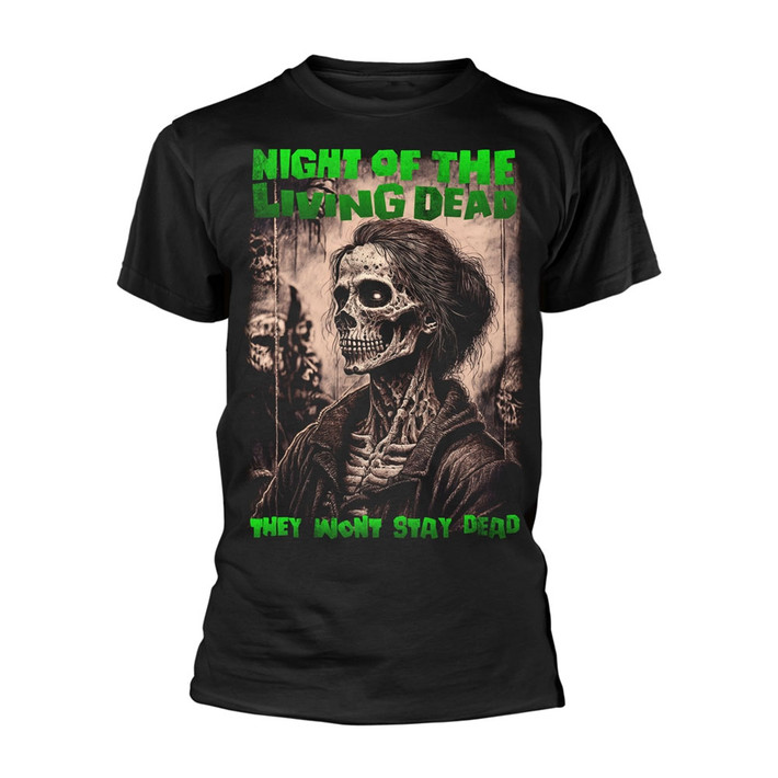 Plan 9 - Night Of The Living Dead 'Zombie F2' (Black) T-Shirt
