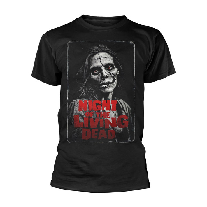 Plan 9 - Night Of The Living Dead 'Zombie F3' (Black) T-Shirt