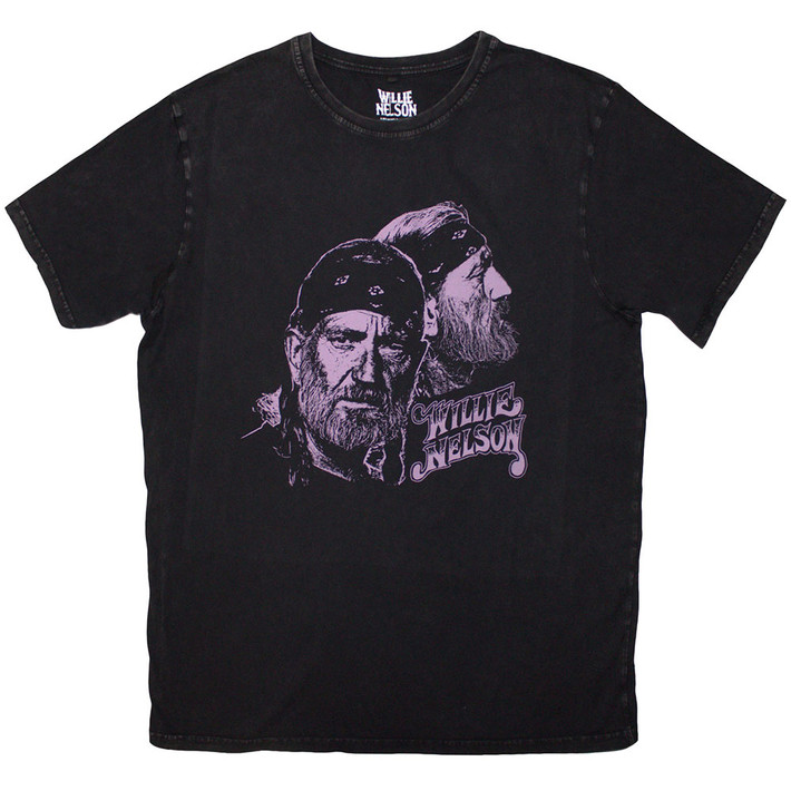 Willie Nelson 'Purple Graphic' (Stone Wash) Limited Edition