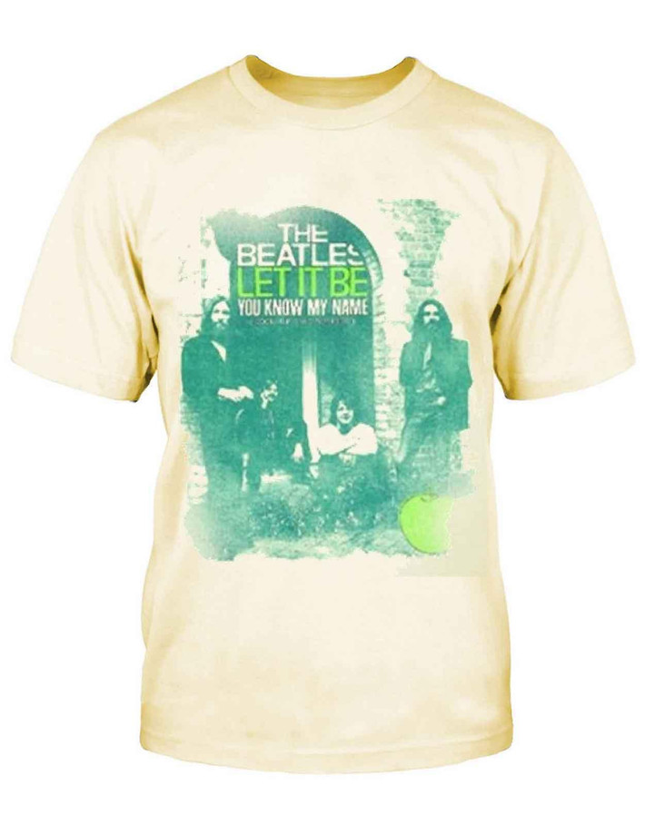 The Beatles 'Let It Be/You Know My Name' (Natural) Kids T-Shirt