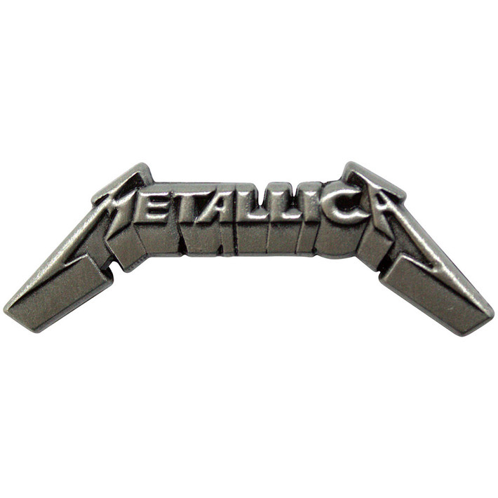 Metallica '3D Logo' Pin Badge
