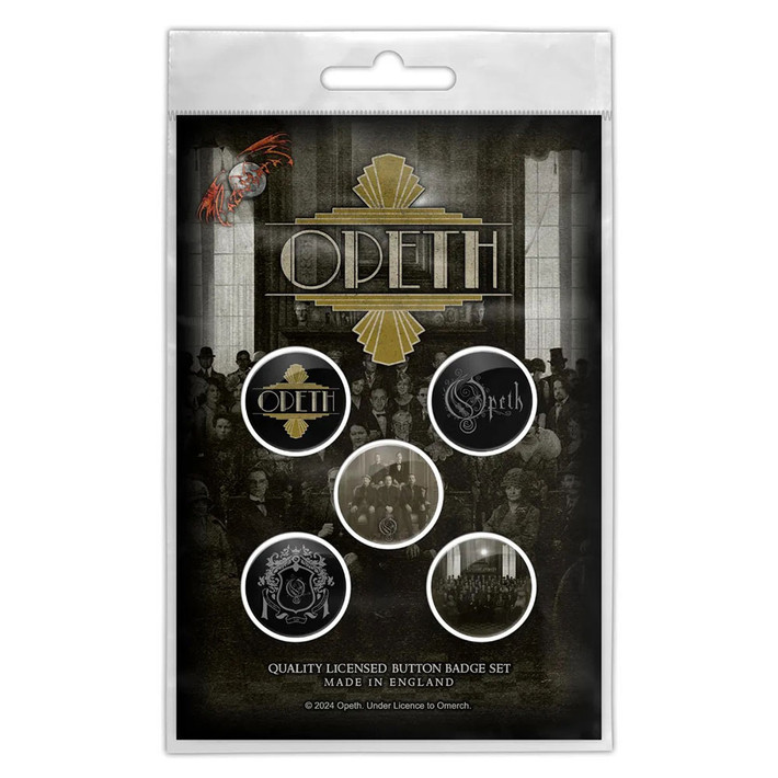 Opeth 'The Last Will And Testament' Button Badge Pack