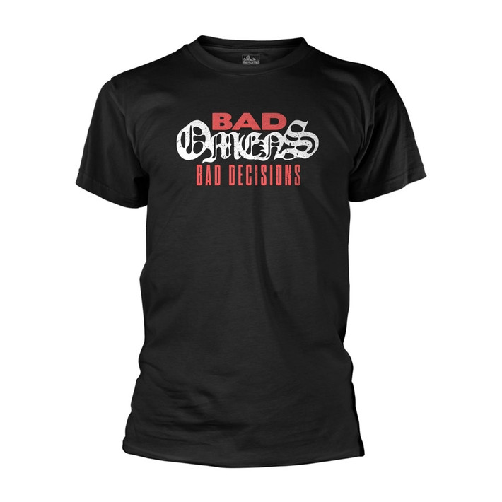 Bad Omens 'Bad Decisions' (Black) T-Shirt Front