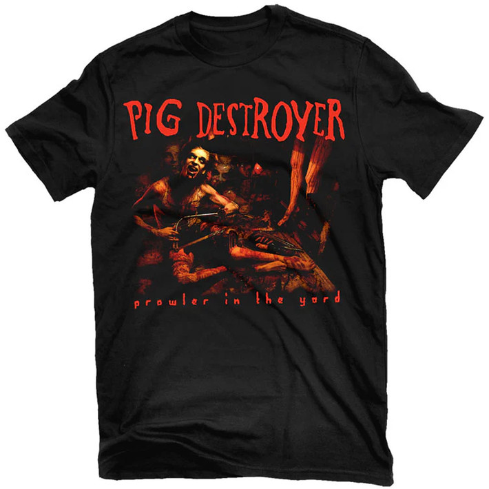 Pig Destroyer 'Prowler in the Yard' (Black) T-Shirt