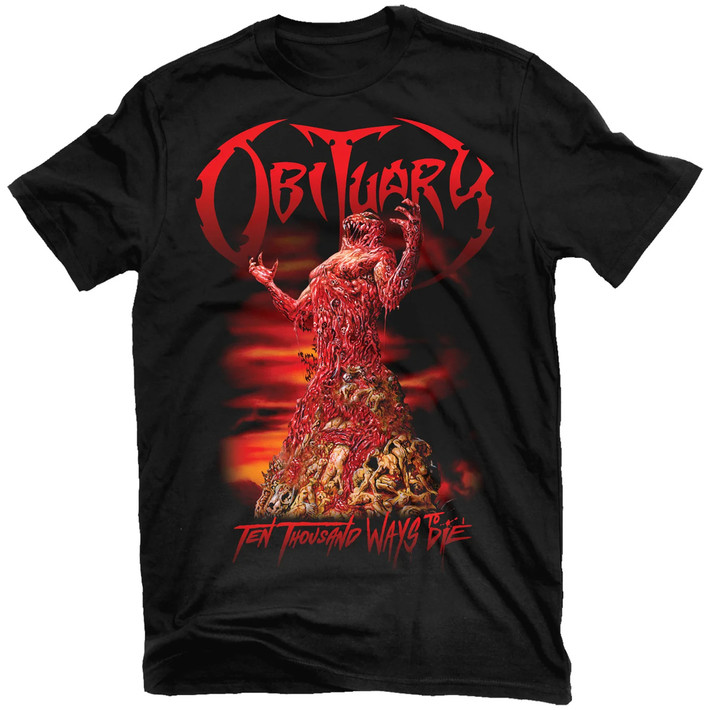 Obituary 'Ten Thousand Ways To Die' (Black) T-Shirt
