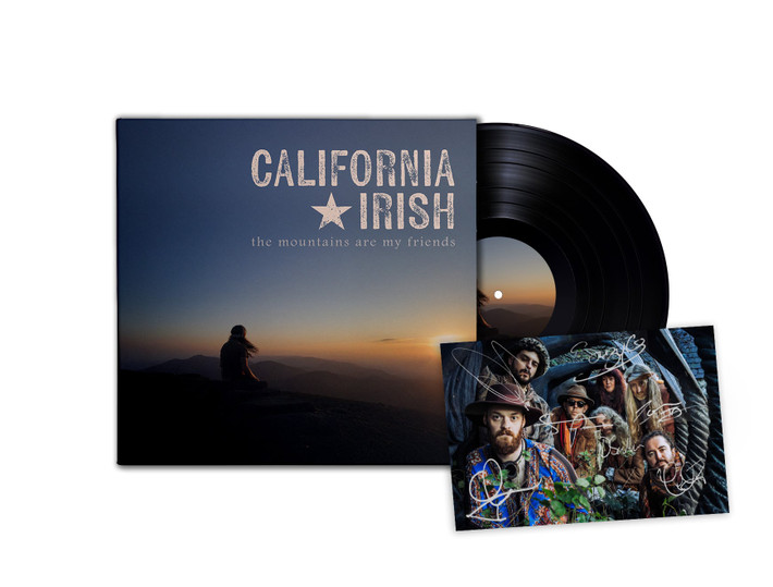 California Irish 'The Mountains Are My Friends' LP Black Vinyl with EXCLUSIVE HAND SIGNED PHOTO CARD