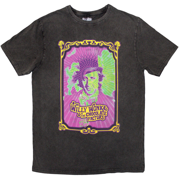 Willy Wonka 'Psych Poster' (Stone Wash) Limited Edition T-Shirt