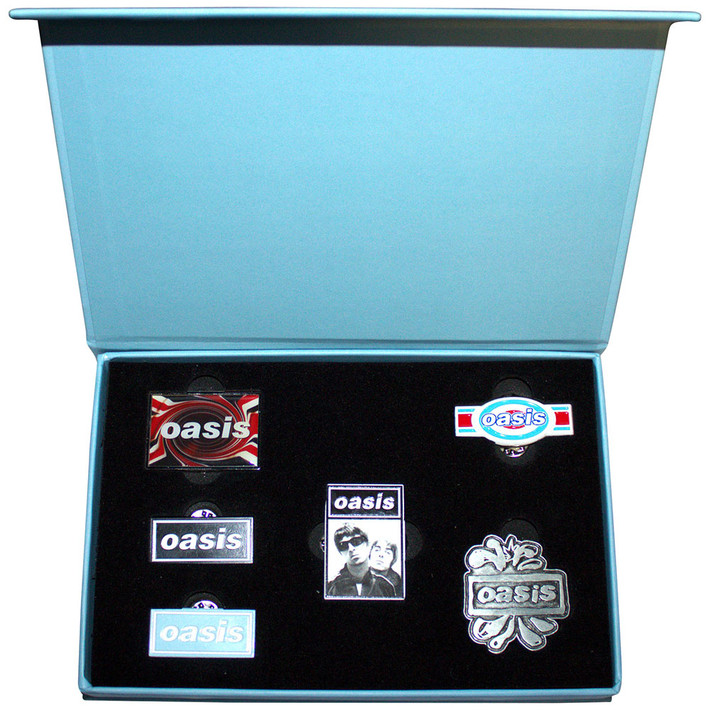 Oasis 'Logos' Pin Badge Set