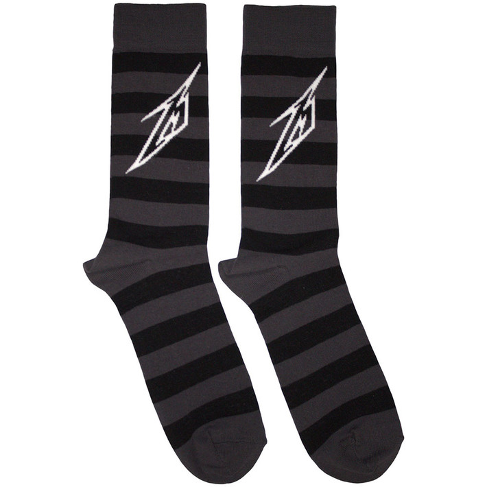Metallica 'Lightning M' (Multicolour) Socks (One Size = UK 7-11)