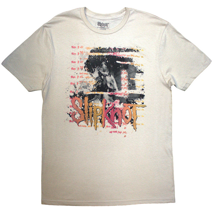 Slipknot '25th Anniversary Inlay' (Sand) T-Shirt