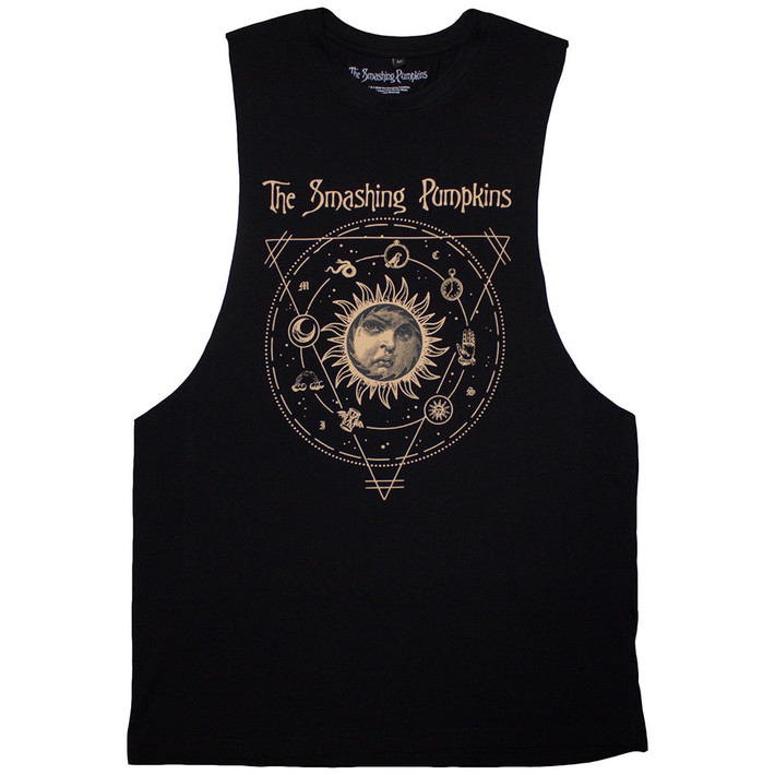 The Smashing Pumpkins 'Celestial Sun' (Black) Vest