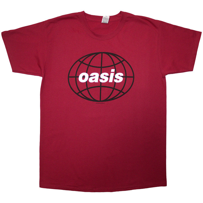 Oasis '1998 World Tour - South America' (Red) T-Shirt | Eyesore Merch
