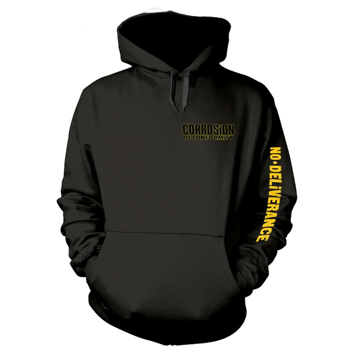 Corrosion of Conformity 'Deliverance' (Black) Pull Over Hoodie Front