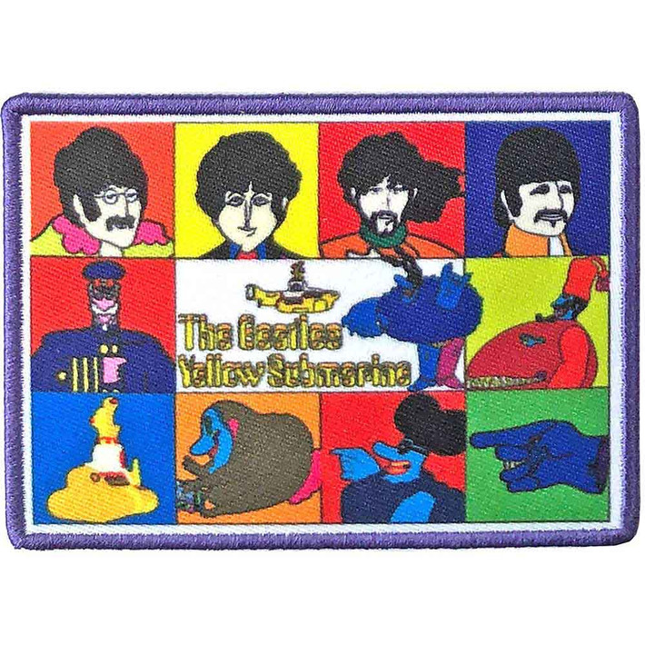 The Beatles 'Yellow Submarine Characters' (Iron On) Patch