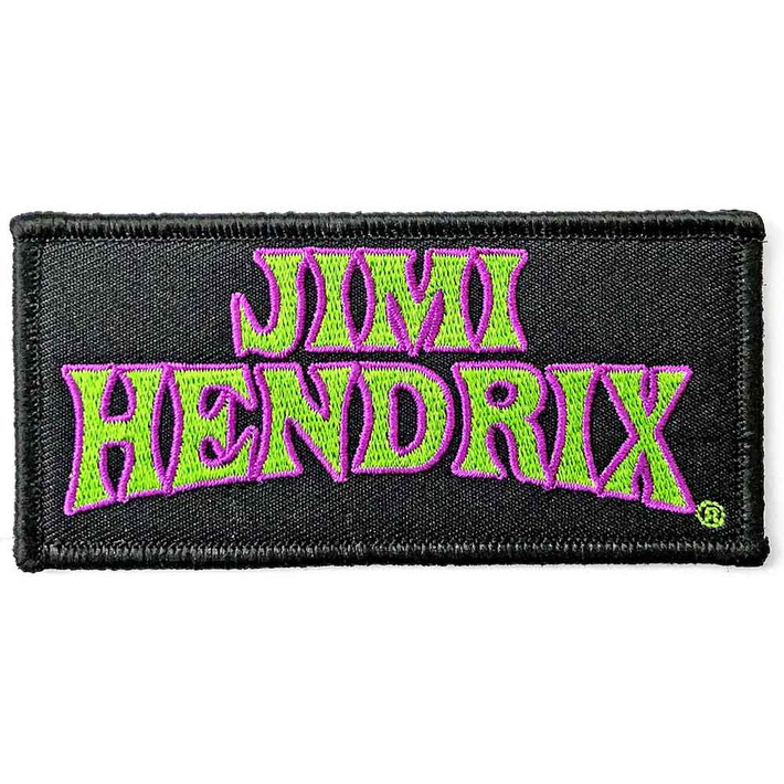 Jimi Hendrix 'Arched Logo' (Iron On) Patch