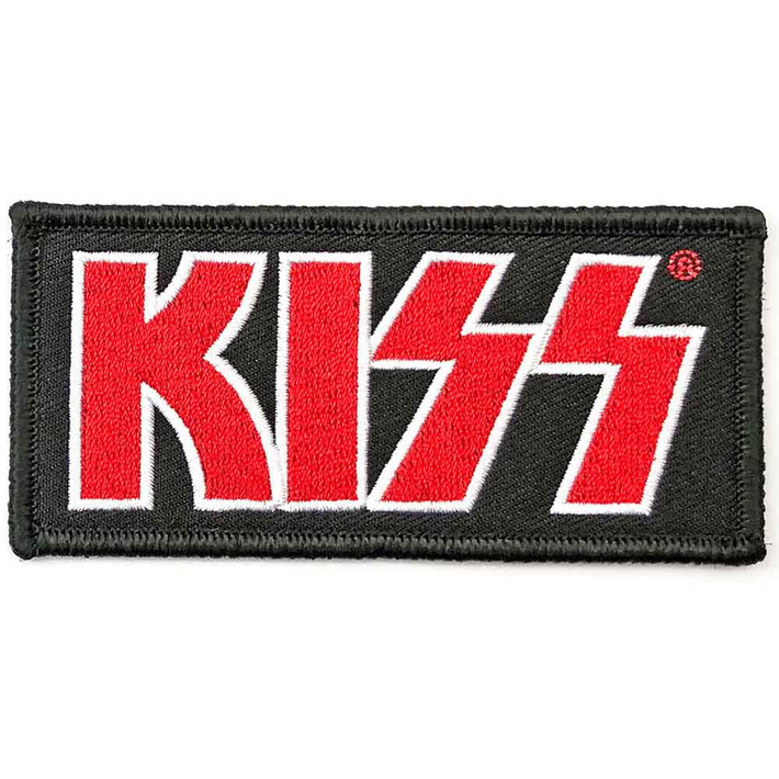 KISS 'Red Logo' (Iron On) Patch