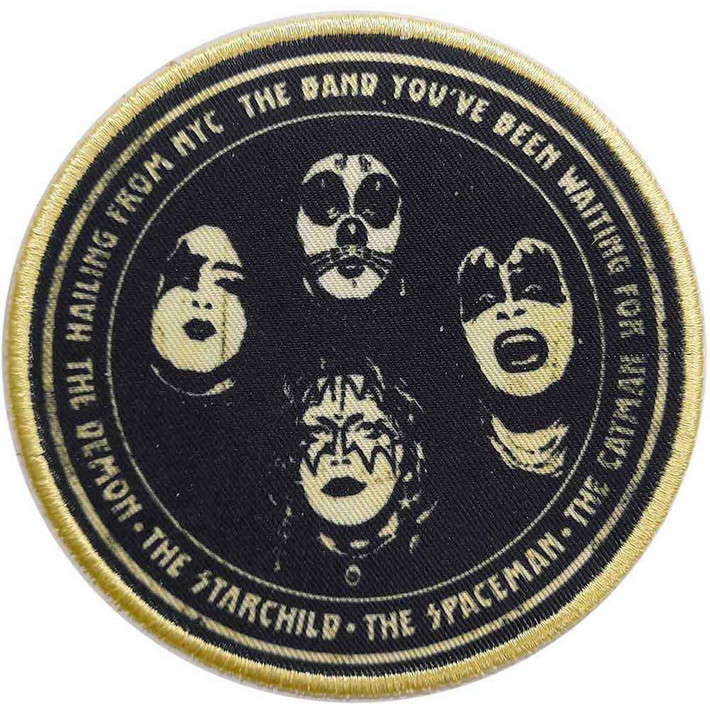 KISS 'Hailing from NYC' (Iron On) Patch