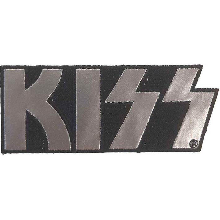 KISS 'Chrome Logo' (Iron On) Patch