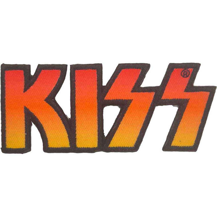 KISS 'Cut-Out Logo' (Iron On) Patch