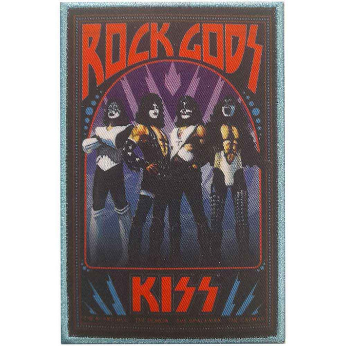 KISS 'Rock Gods' (Iron On) Patch
