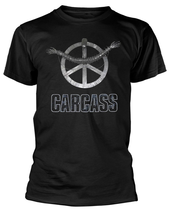 Carcass 'Heartwork' (Black) T-Shirt Front