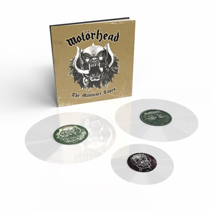 Motorhead 'The Manticore Tapes' 2LP Clear Vinyl Bookpack