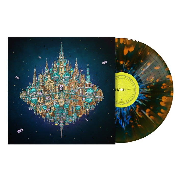 Dance Gavin Dance 'Pantheon' 2LP Cobalt/Orange Crush Smush w/White Cobalt Splatter Vinyl