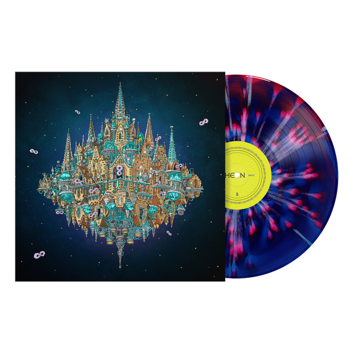 Dance Gavin Dance 'Pantheon' 2LP Cobalt & Ruby Smush w/White Splatter Vinyl
