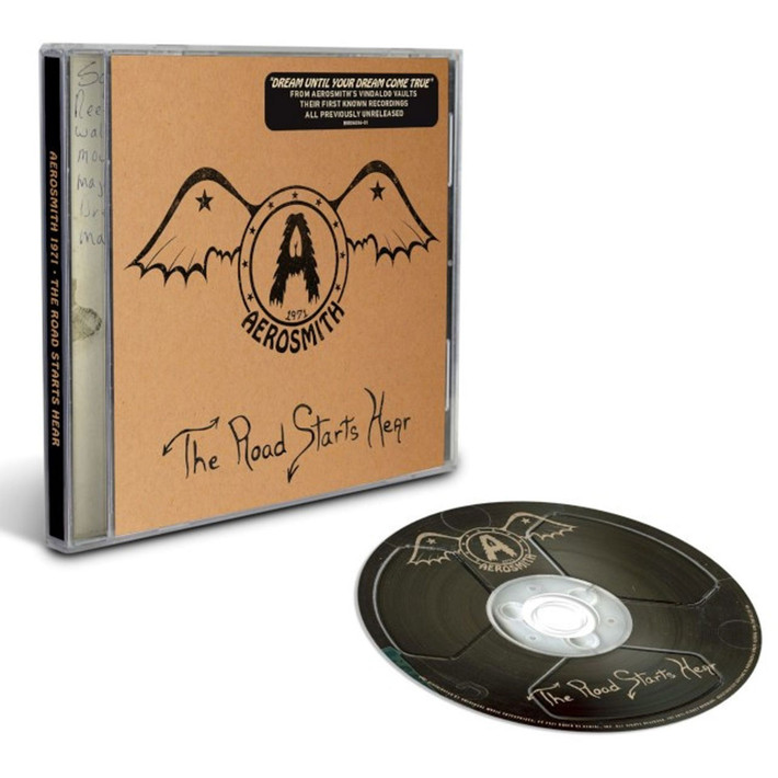 Aerosmith '1971: The Road Starts Hear' CD Jewel Case Front