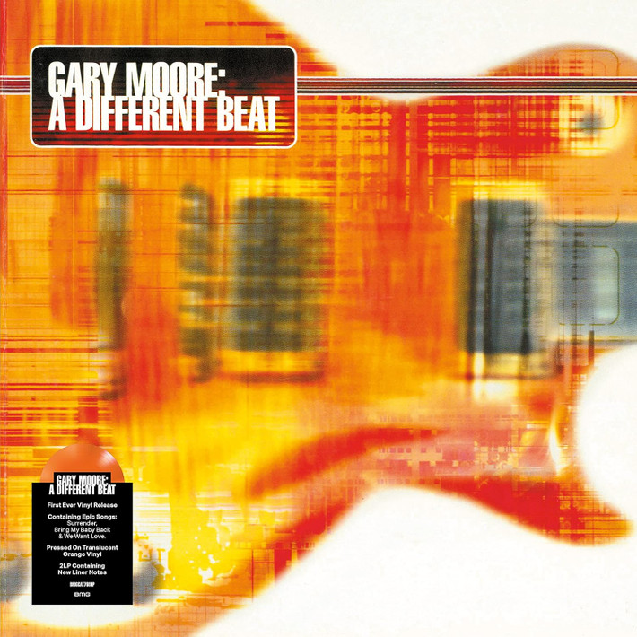 Gary Moore 'A Different Beat' 2LP Translucent Orange Vinyl