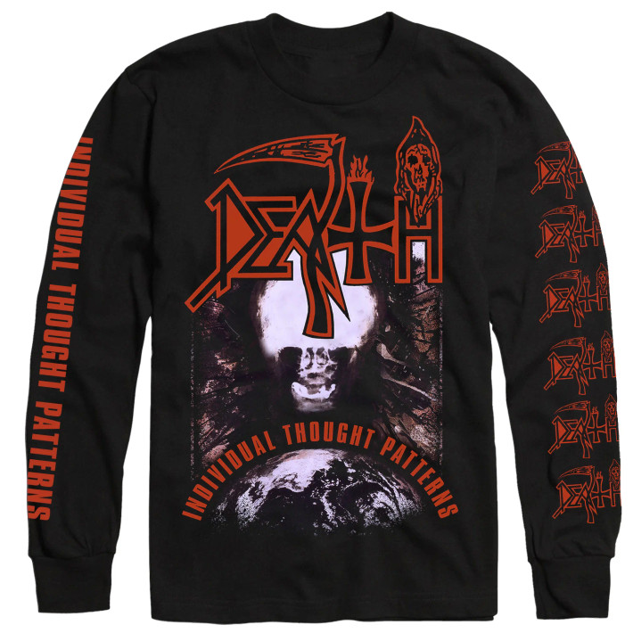 Death 'Individual Thought Patterns' (Black) Long Sleeve Shirt