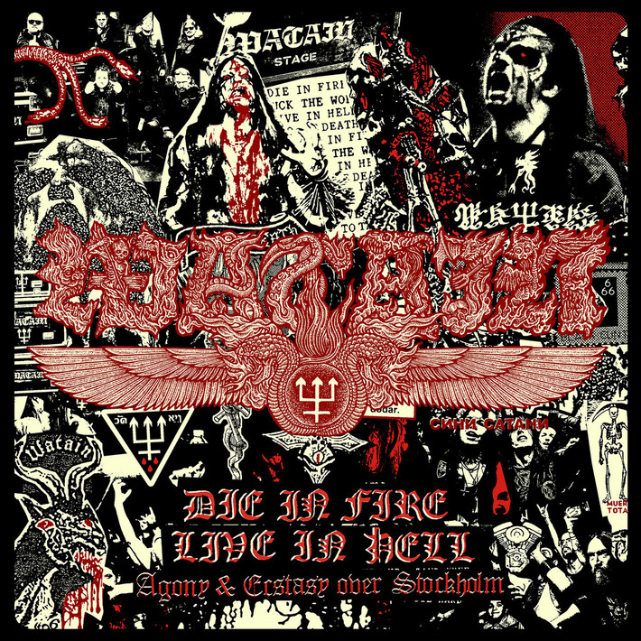 Watain 'Die In Fire - Live In Hell' CD Jewel Case