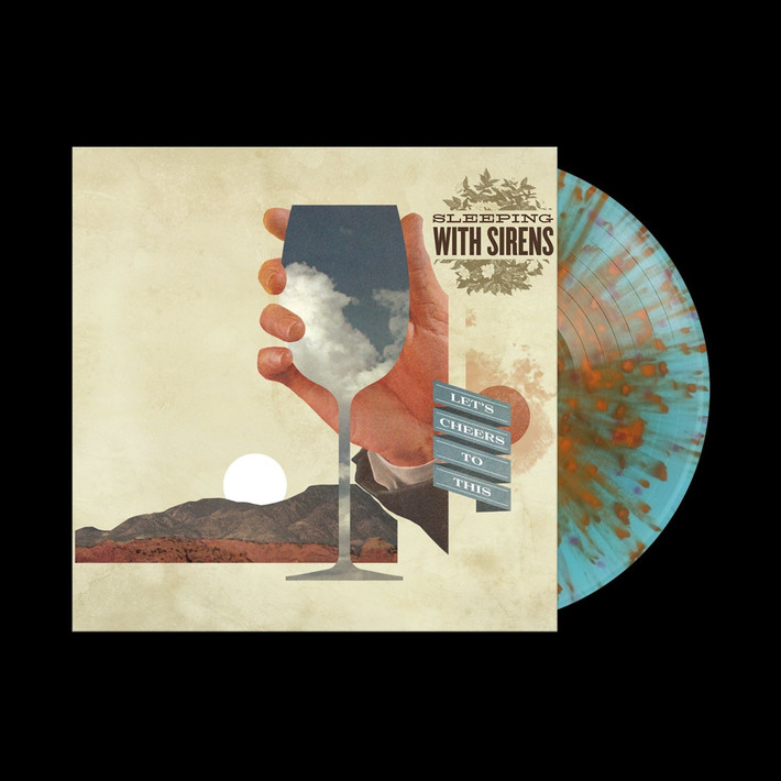 Sleeping With Sirens 'Let's Cheers To This' LP Blue Orange
