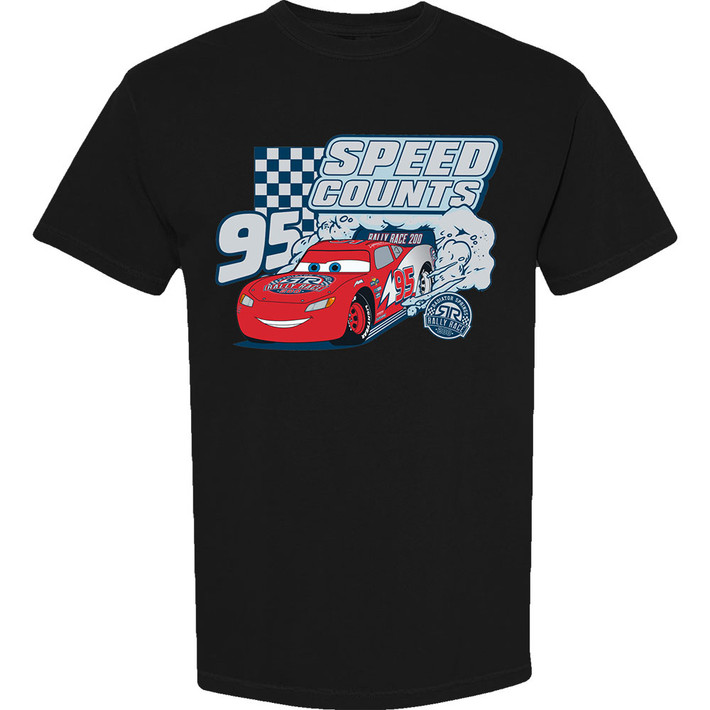 Disney Cars 'Speed Counts' (Black) T-Shirt