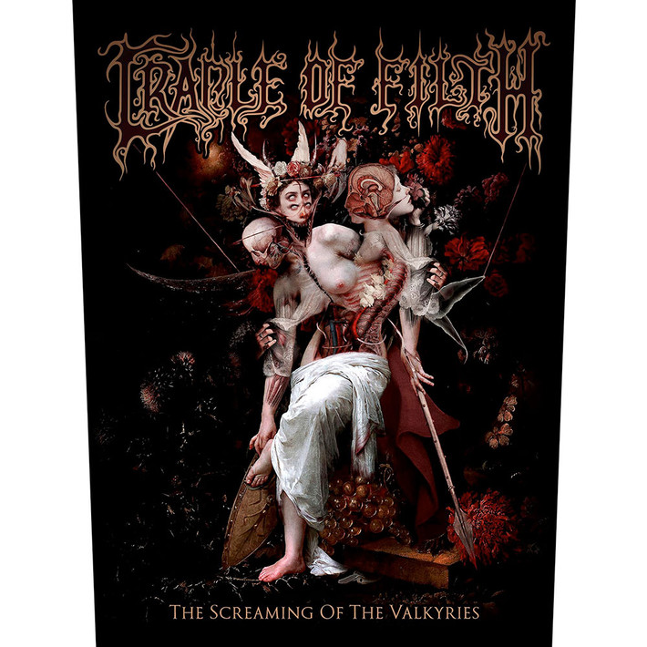 Cradle Of Filth 'Screaming Of The Valkyries' Back Patch