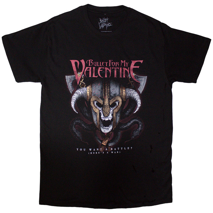 Bullet For My Valentine 'Viking'  (Black) T-Shirt